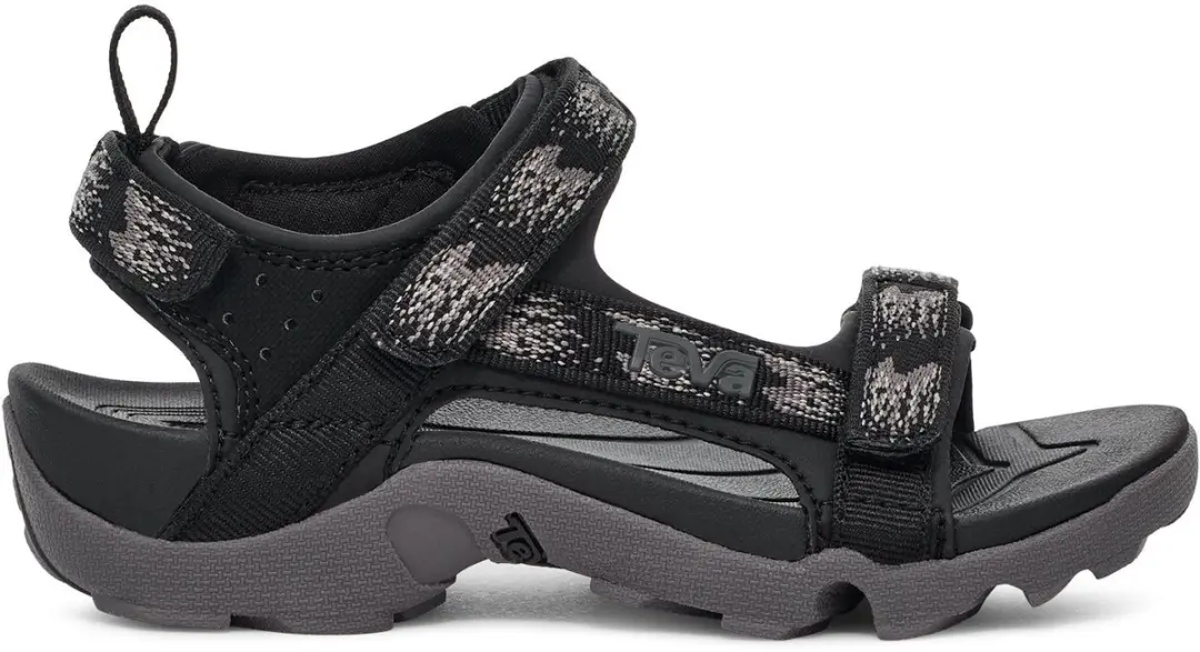Teva C Tanza Unisex Sandalen - Zwart/Grijs