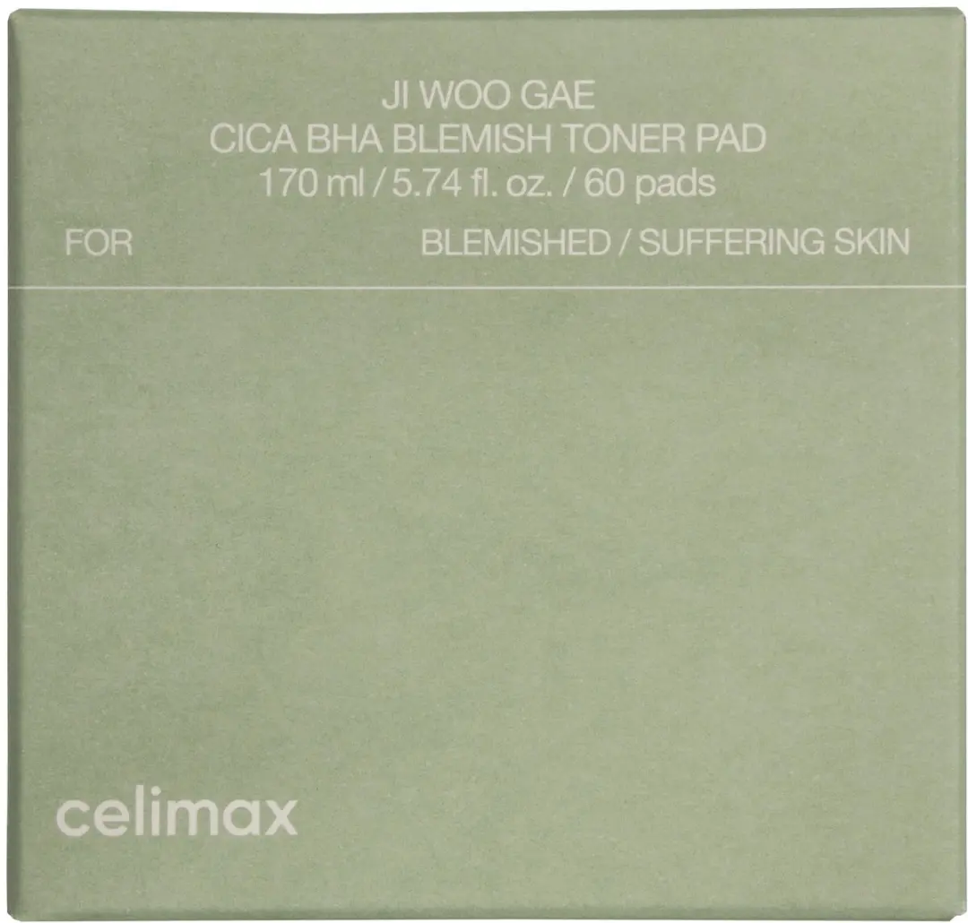 Celimax Ji Woo Gae Cica BHA Blemish Toner Pad 170ml - 60 Stuks - afbeelding 4 van 6