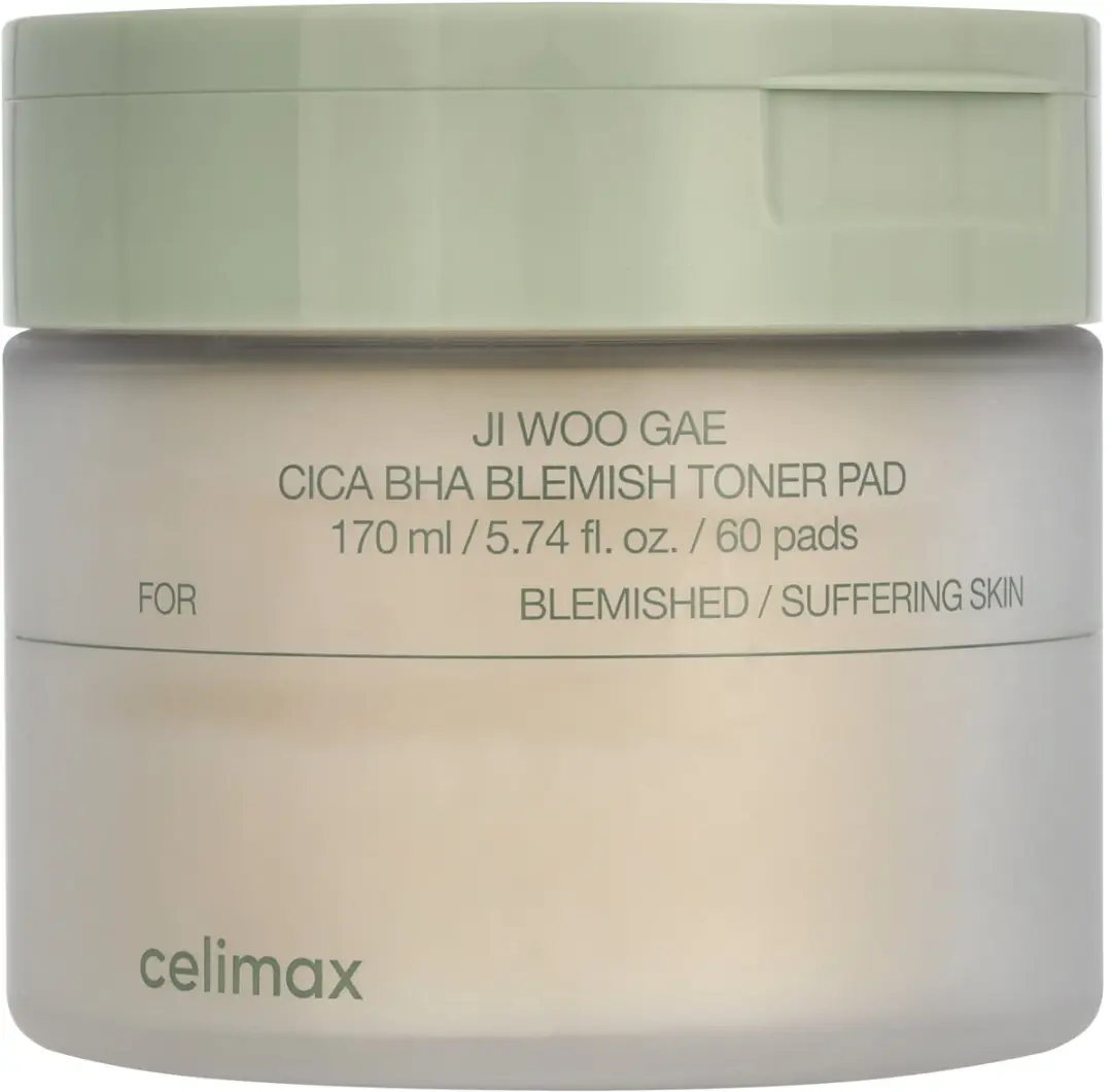 Celimax Ji Woo Gae Cica BHA Blemish Toner Pad 170ml - 60 Stuks - afbeelding 5 van 6