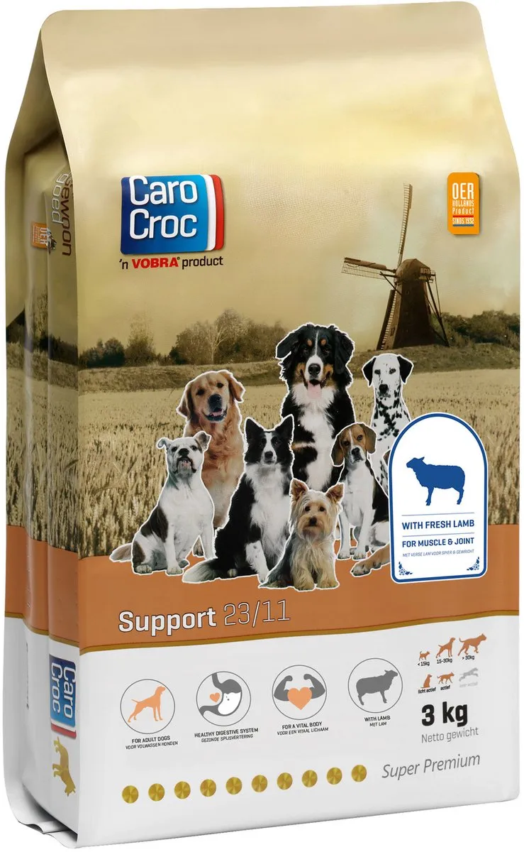 Carocroc Support Hondenvoer 3kg