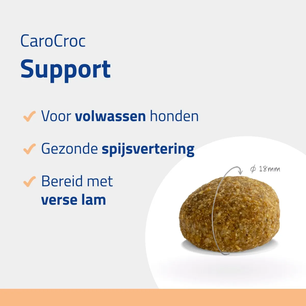Carocroc Support Hondenvoer 3kg