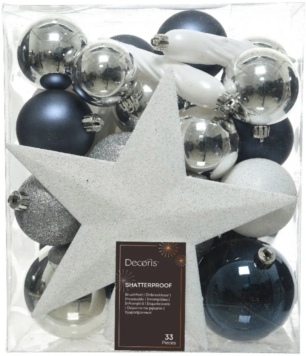 Decoris kerstballen set