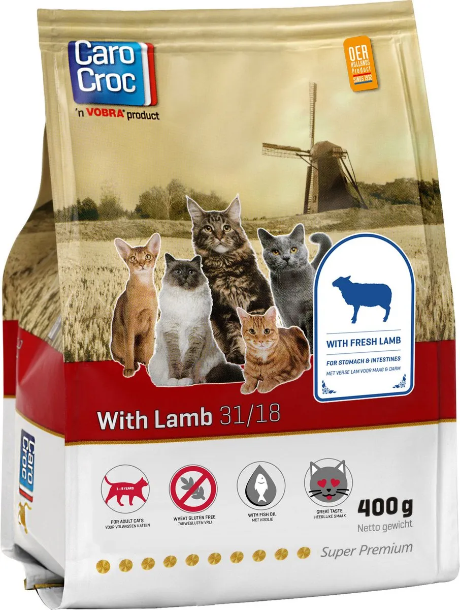 Carocroc With Lamb Kattenvoer 400g