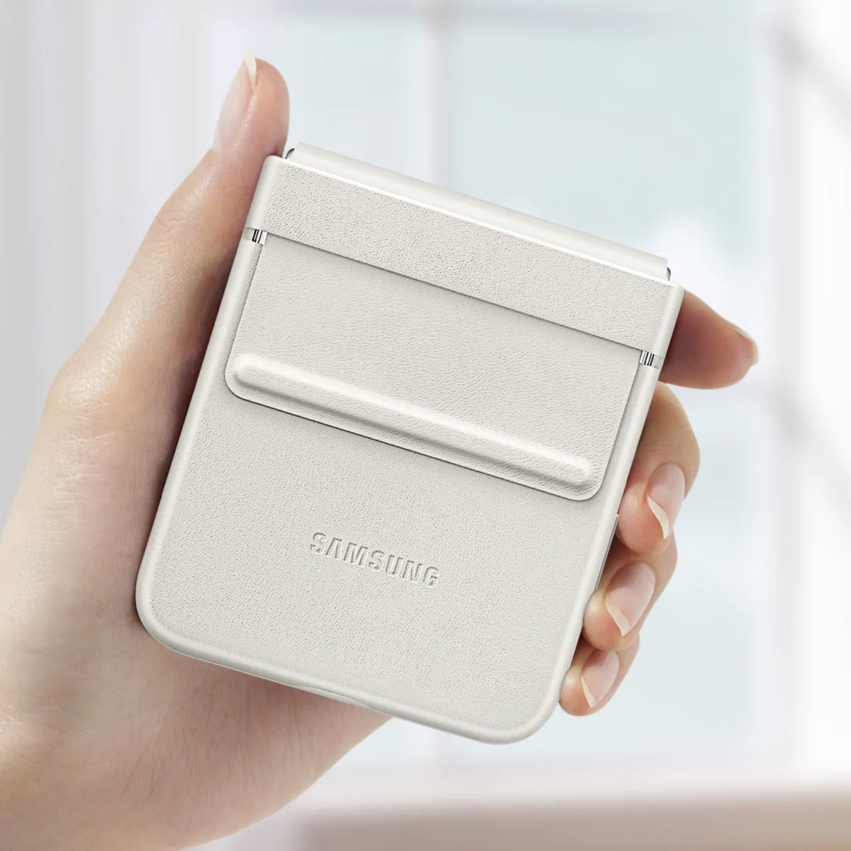 Samsung Galaxy Z Flip5 EF-VF731PU Flaphoes - Cream
