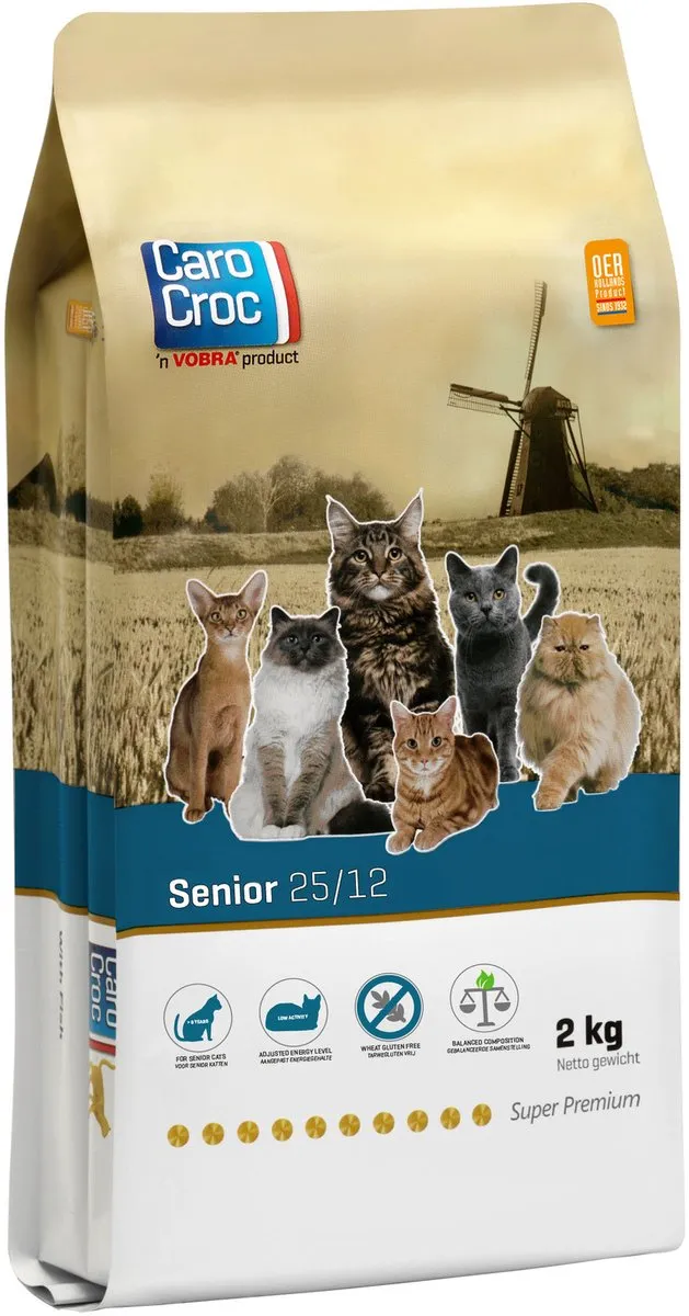 Carocroc Senior Lam/Rijst Kattenvoer 2kg