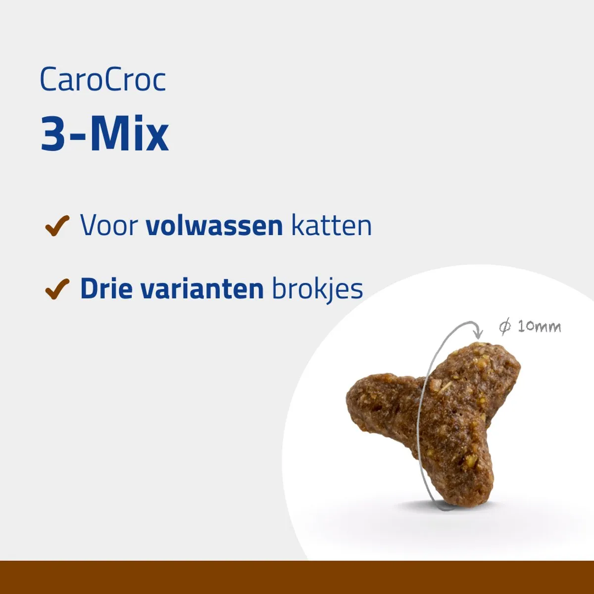 Carocroc Kat 3-Mix Adult Kattenvoer - 7 kg