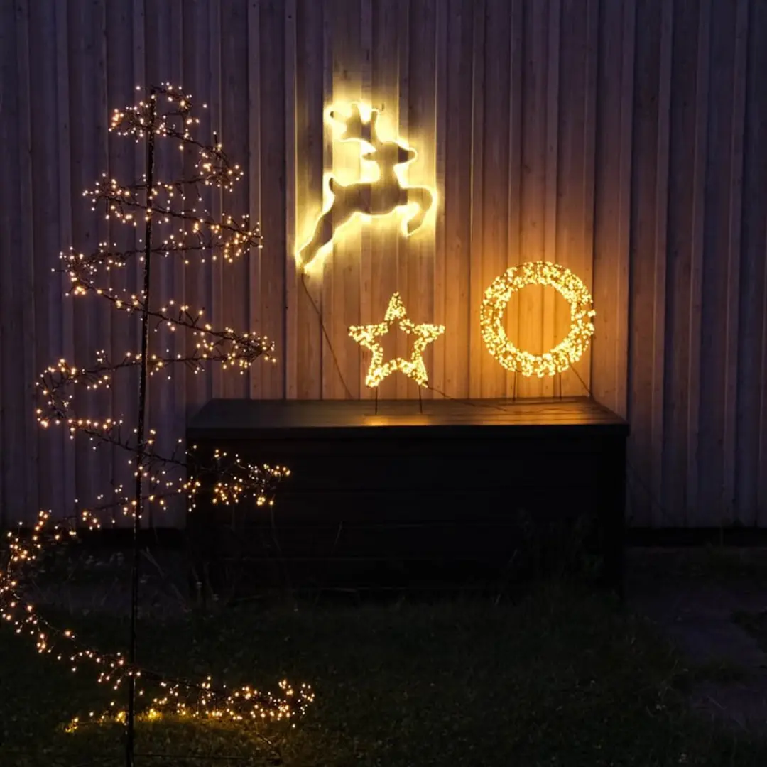 Anna's Collection LED Kerstboomspiraal 120cm - 480 LED Warm Wit - afbeelding 3 van 6