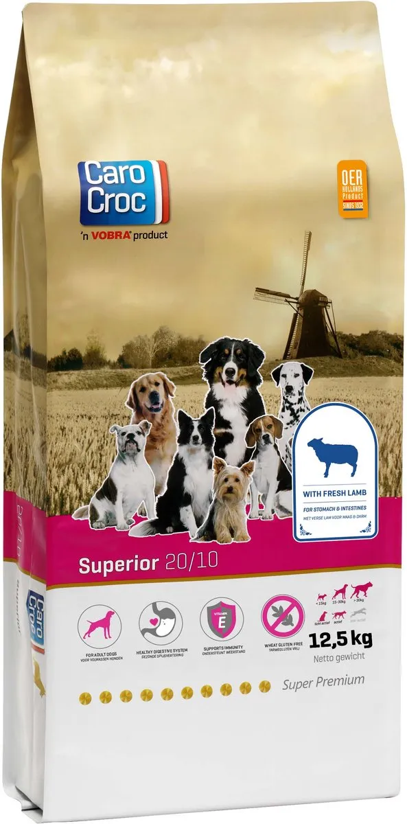 Carocroc Superior L/R Diet Hondenvoer 15kg