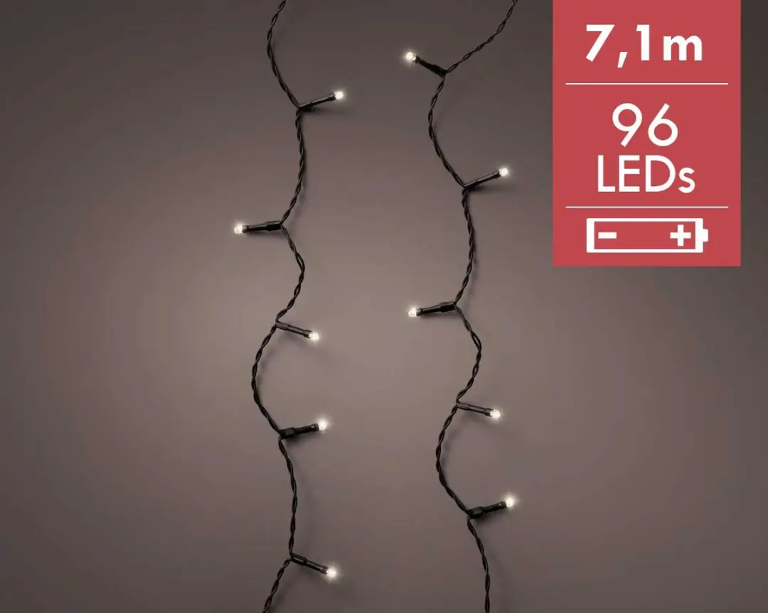 Kerstverlichting batterij LED Durawise Strings 7,1M