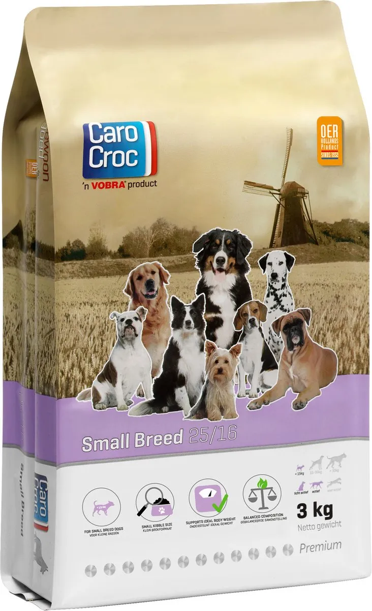 Carocroc Small Breed Hondenvoer 15kg