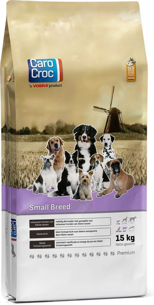Carocroc Small Breed Hondenvoer 15kg