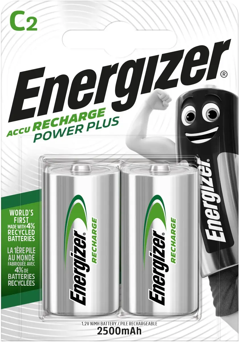 Energizer Power Plus HR14 C-Batterijen 2500mAh