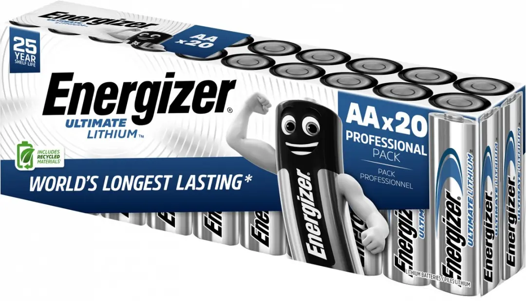 Energizer Ultimate Lithium AA - 20 Stuks - afbeelding 2 van 3