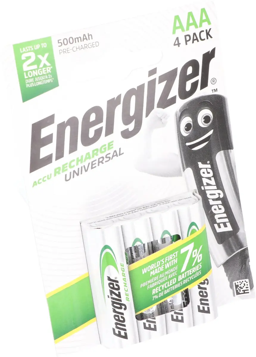 Energizer Universal HR03 AAA Oplaadbare Batterij 4 Stuks - afbeelding 5 van 6
