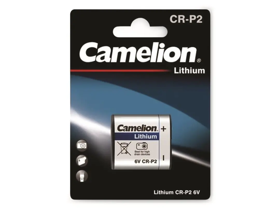 Camelion CR-P2-BP1 Oplaadbare batterij Lithium
