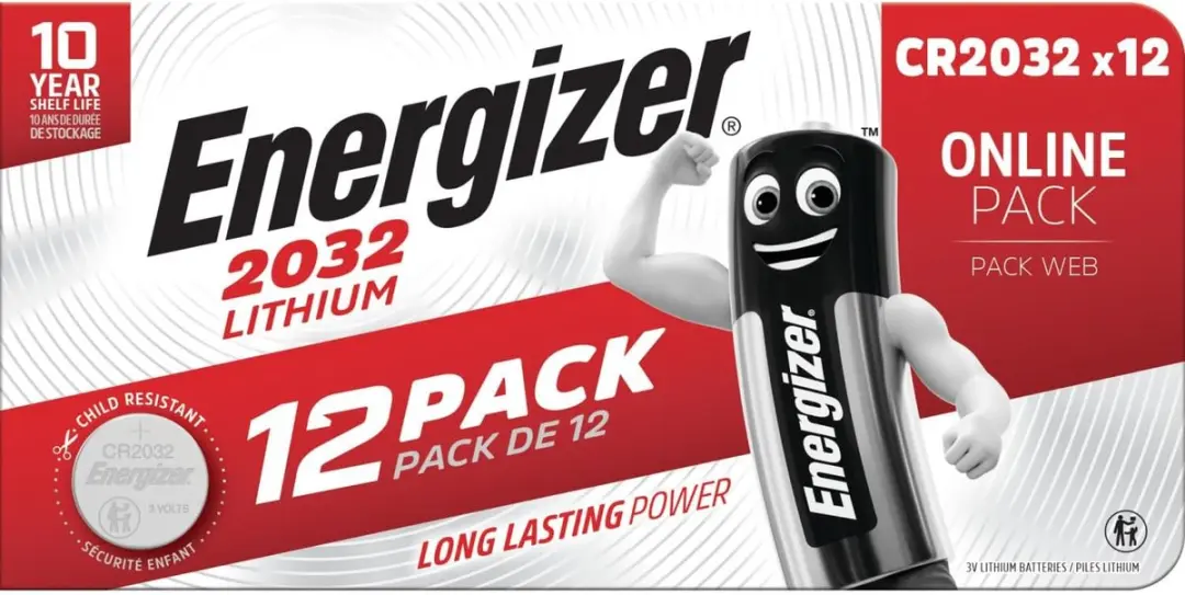 Energizer CR2032 Knoopcelbatterij