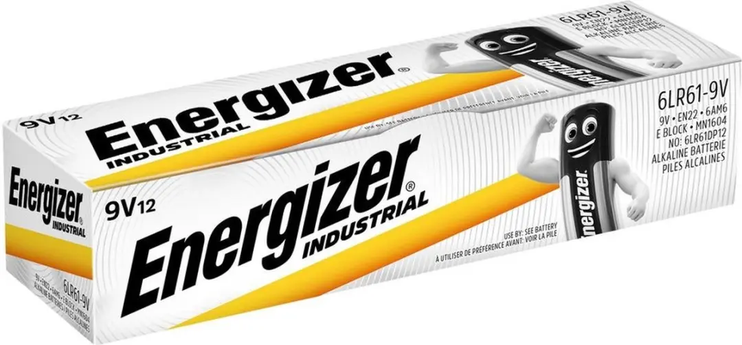 Energizer Industrial 9V Batterij - 12 Stuks - afbeelding 4 van 6