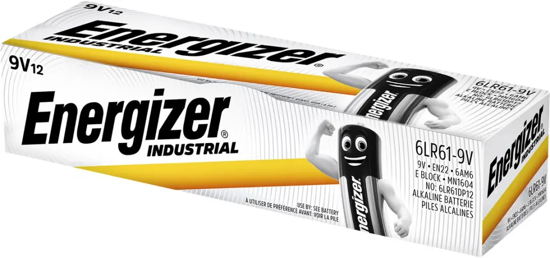 Energizer Industrial 9V Batterij