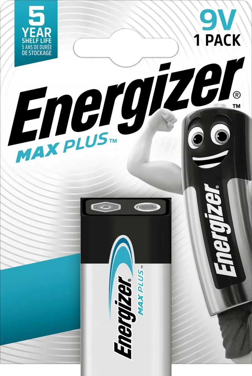Energizer Max Plus 9V Batterij - 1 Stuk - afbeelding 6 van 6