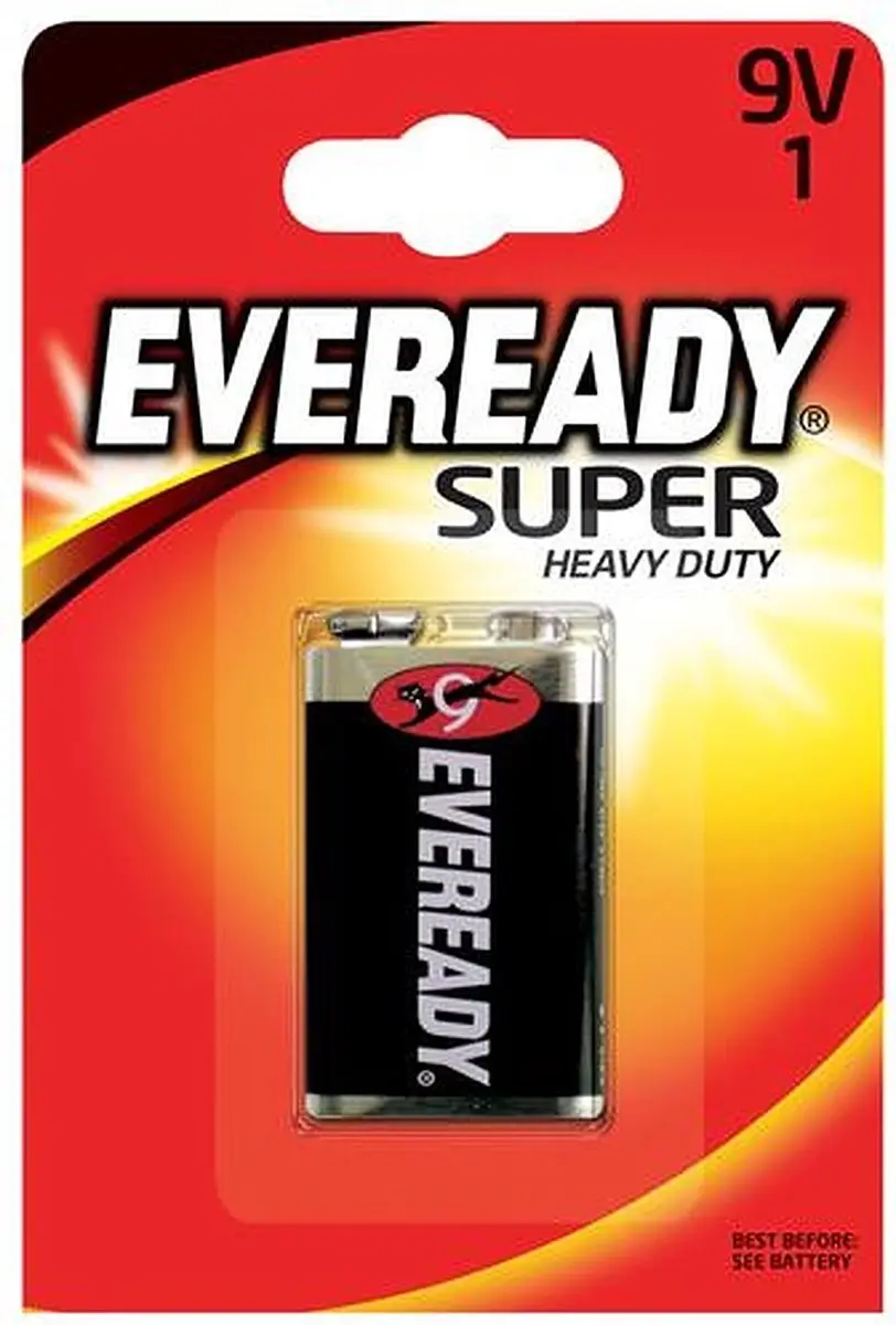Energizer Eveready Super Heavy Duty 9V
