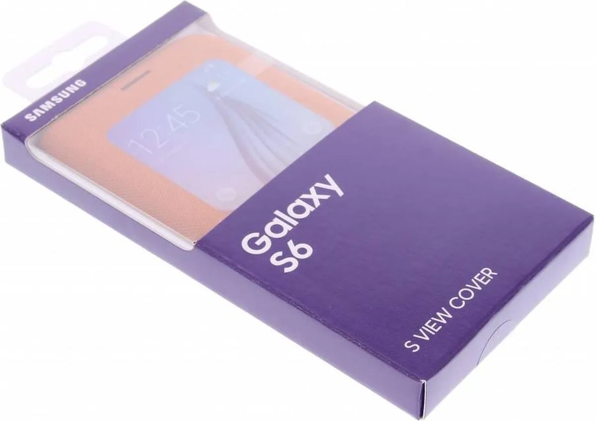 Samsung S View Cover Canvas EF-CG920BOEGWW - Oranje - afbeelding 6 van 6