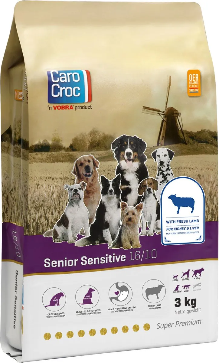 Carocroc Senior Gold 15kg Hondenvoer