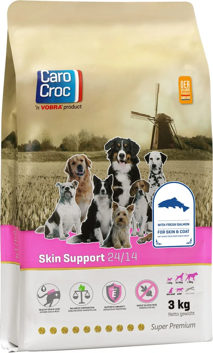 Carocroc Skin Support Hondenvoer 12.5kg