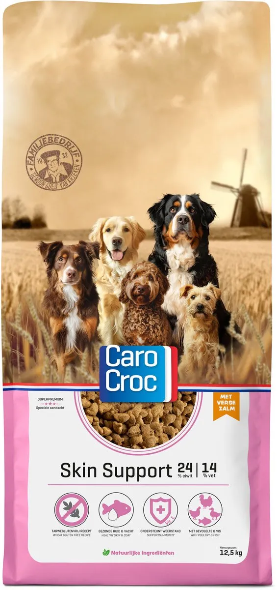 Carocroc Skin Support Hondenvoer 12.5kg