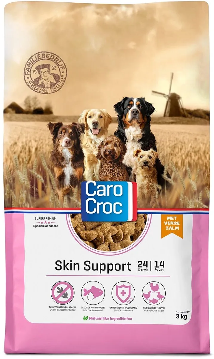 Carocroc Skin Support Hondenvoer 12.5kg