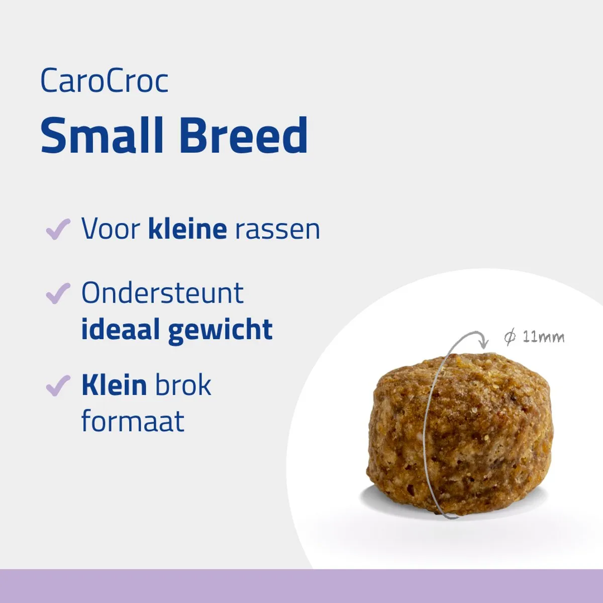 Carocroc Small Breed Vlees & Gevogelte & Rijst Hondenvoer 12.5kg