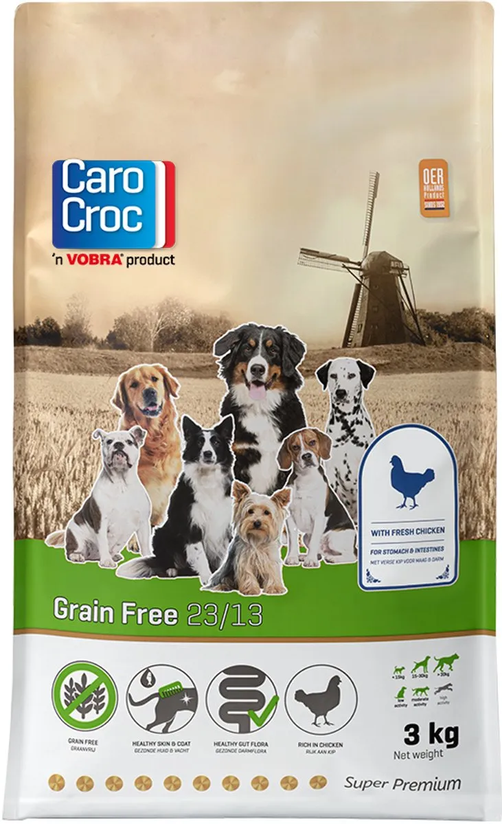 Carocroc Grain Free Hondenvoer 3kg