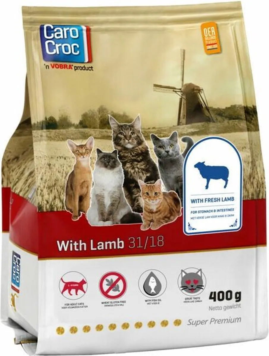 Carocroc Kattenvoer Lam 400g