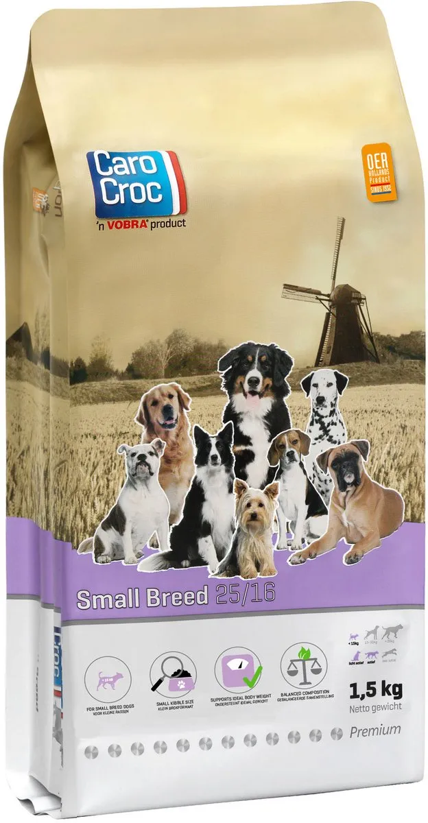 Carocroc Small Breed Hondenvoer 1.5kg - afbeelding 6 van 6