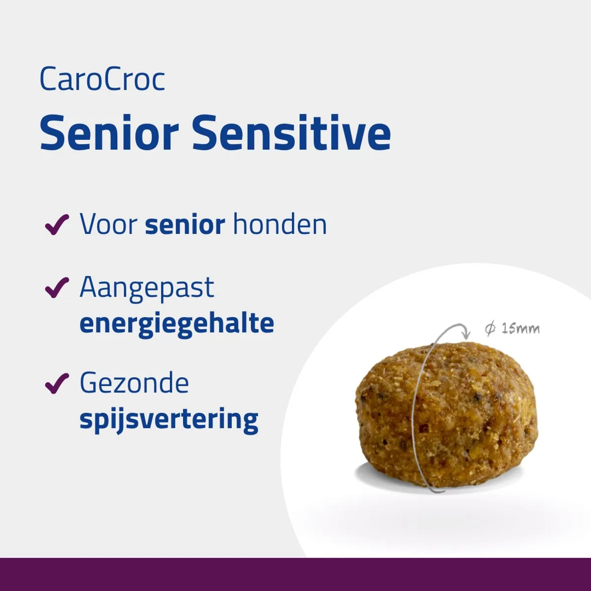 Carocroc Senior Gold 16/10 Hondenvoer 3 kg