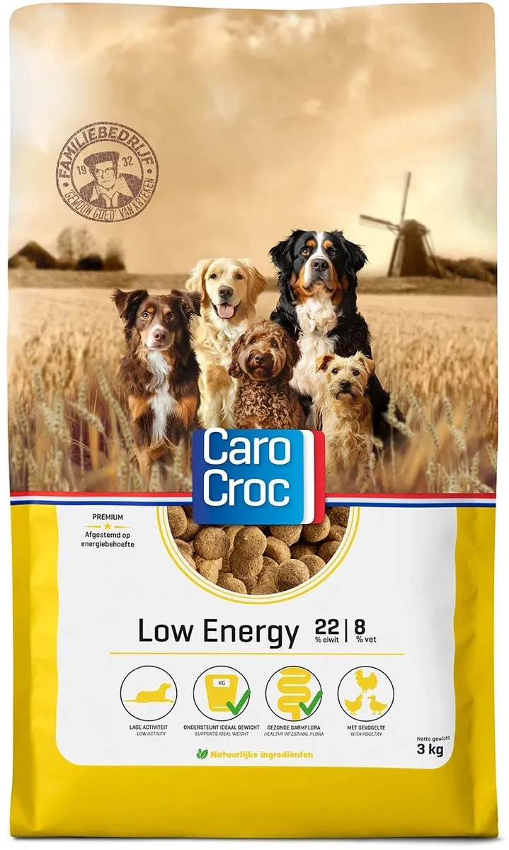 Carocroc Low Energy Hondenvoer 12.5kg