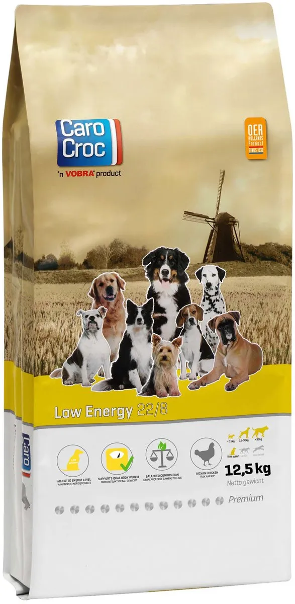 Carocroc Low Energy Hondenvoer 12.5kg