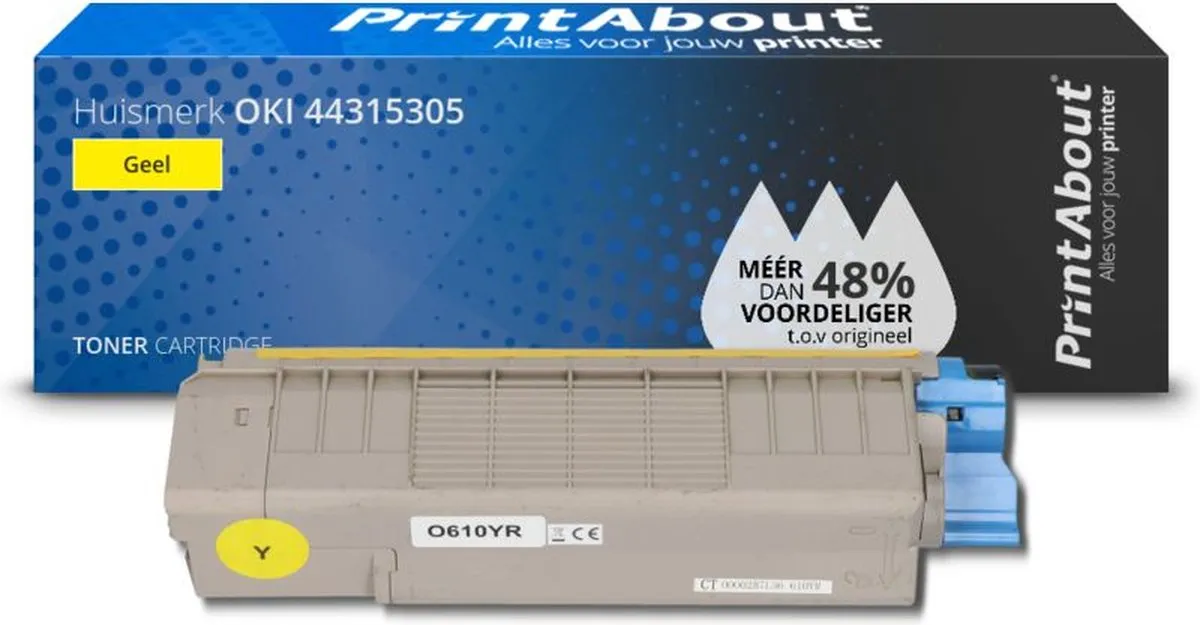 PrintAbout OKI 44315305 Toner Geel