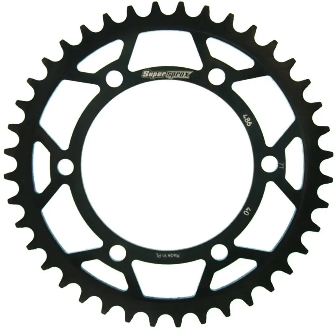 Supersprox Steel Kawasaki 520x40 Rfe486x40blk Achtertandwiel Zilver 40t