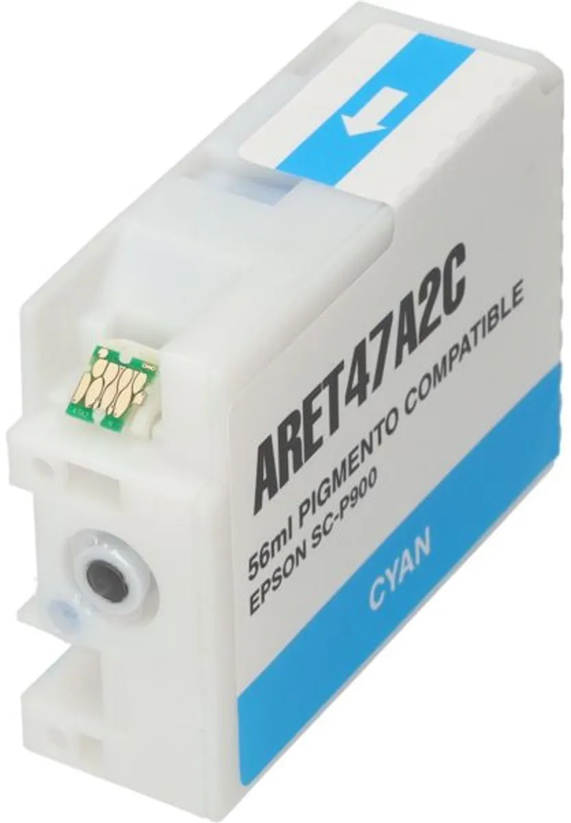 PrintAbout T47A2 Inktcartridge Cyaan - 50ml - o.a. Epson