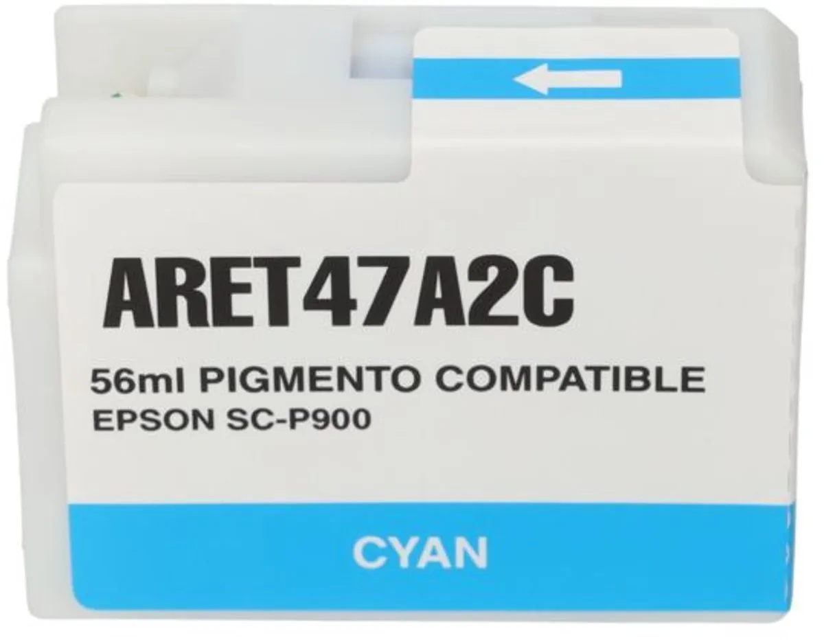 PrintAbout T47A2 Inktcartridge Cyaan - 50ml - o.a. Epson