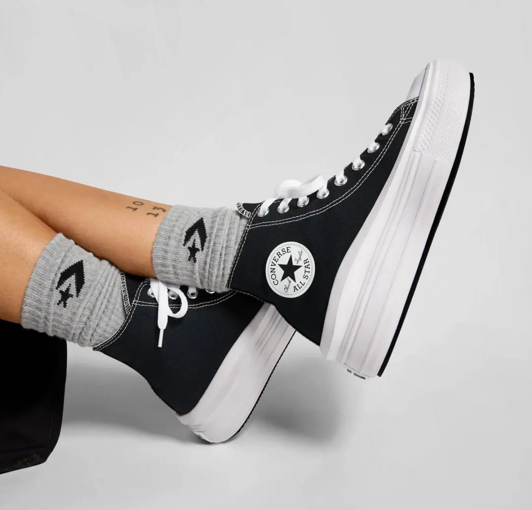 Converse Chuck Taylor All Star Move Sneakers - Zwart - afbeelding 4 van 6