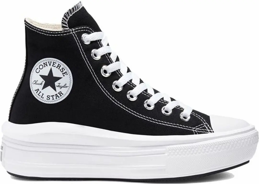 Converse Chuck Taylor All Star Move Sneakers - Zwart - afbeelding 3 van 6