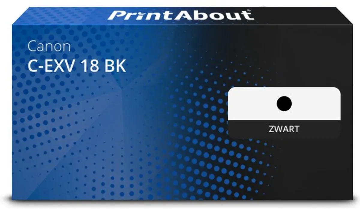 PrintAbout Canon C-EXV 18 BK Toner