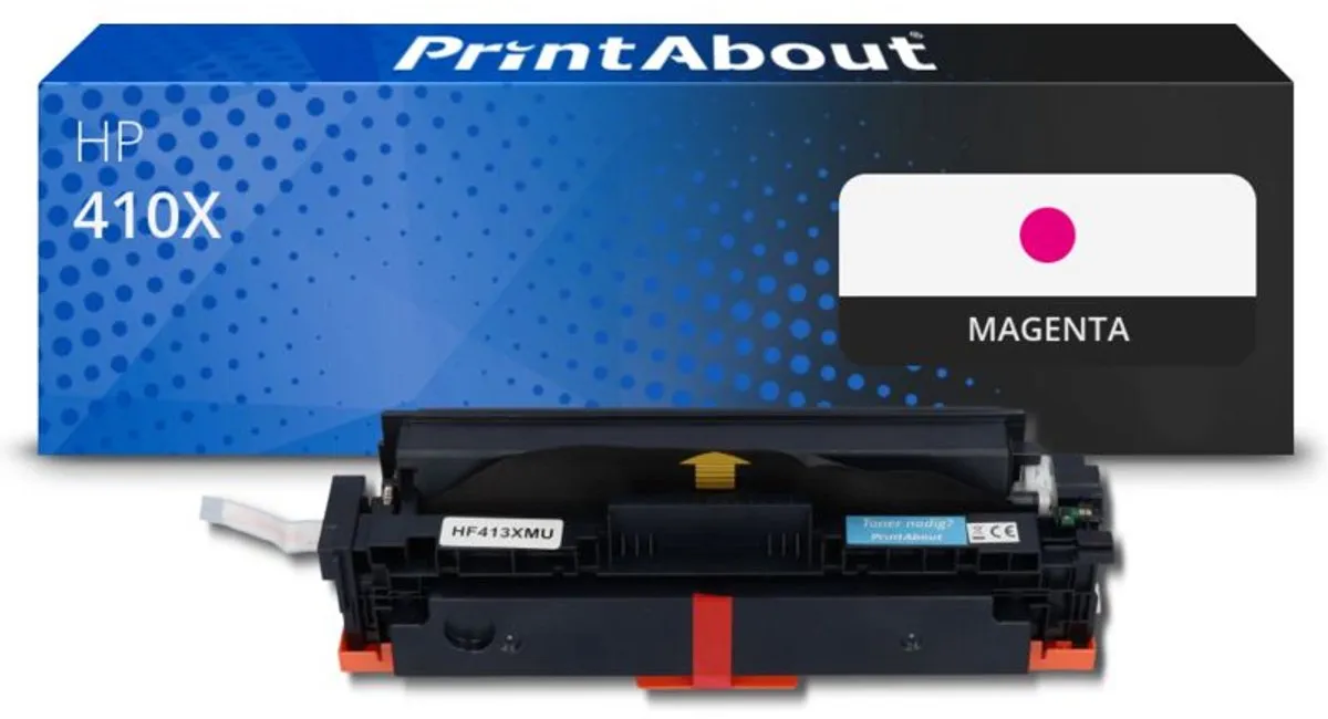 PrintAbout CF413X-PA Tonercartridge Magenta - 5.500 pagina's