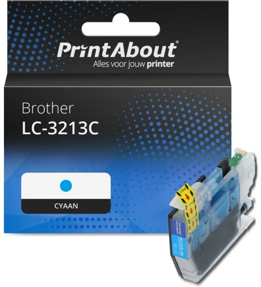PrintAbout LC-3213C Inktcartridge Cyaan
