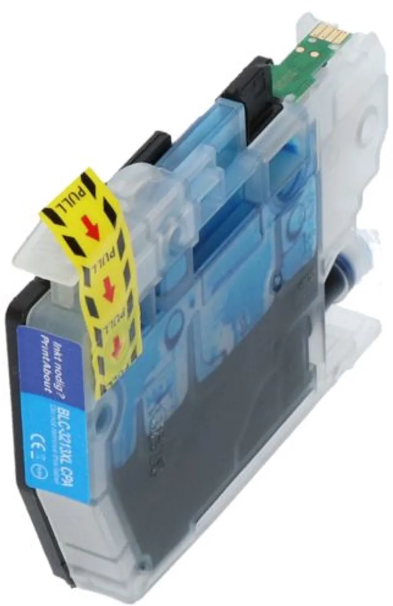 PrintAbout LC-3213C Inktcartridge Cyaan - 750 Pagina's