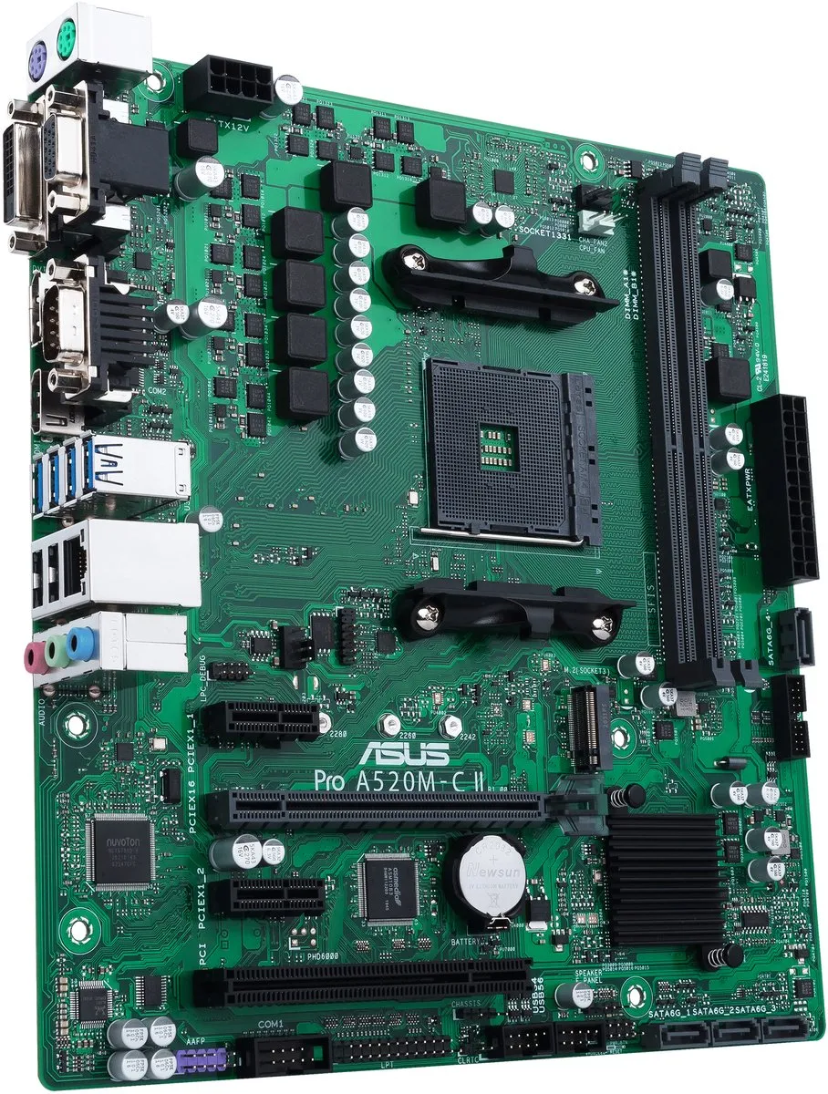 ASUS PRO A520M-C II/CSM AM4 microATX - 90MB18F0-M0EAYC