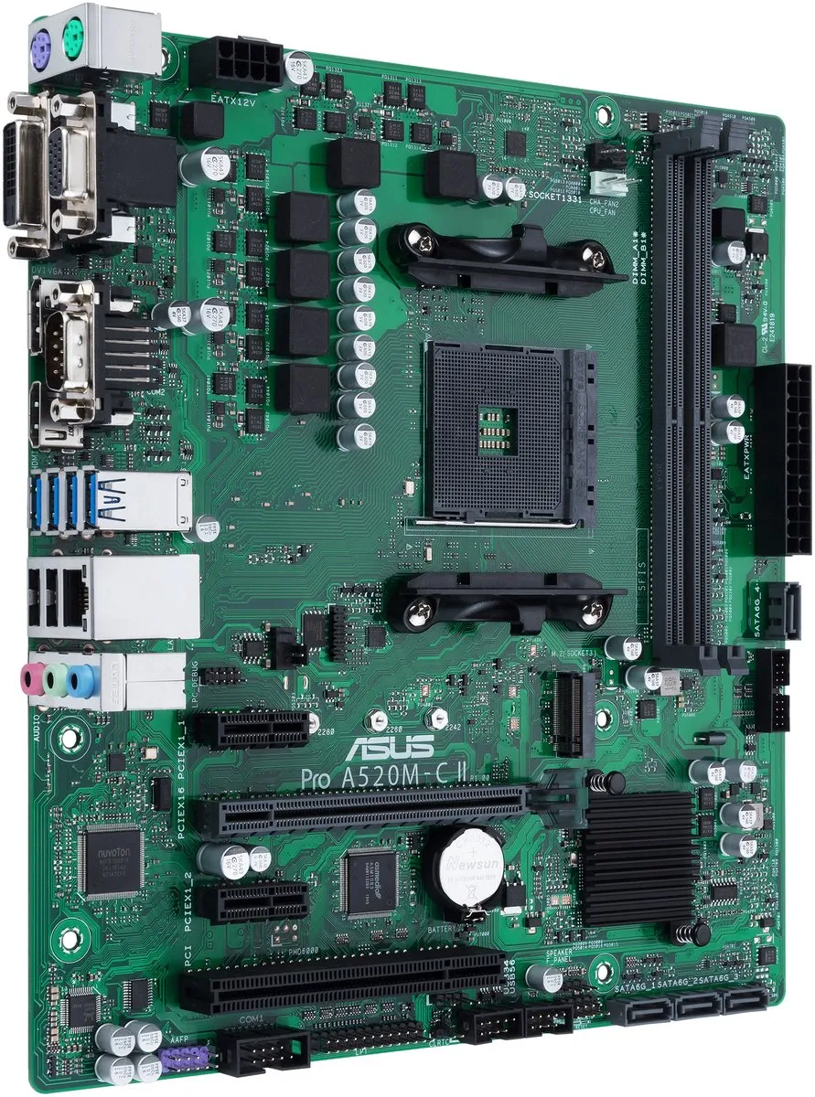 ASUS PRO A520M-C II/CSM AM4 microATX - 90MB18F0-M0EAYC - afbeelding 6 van 6