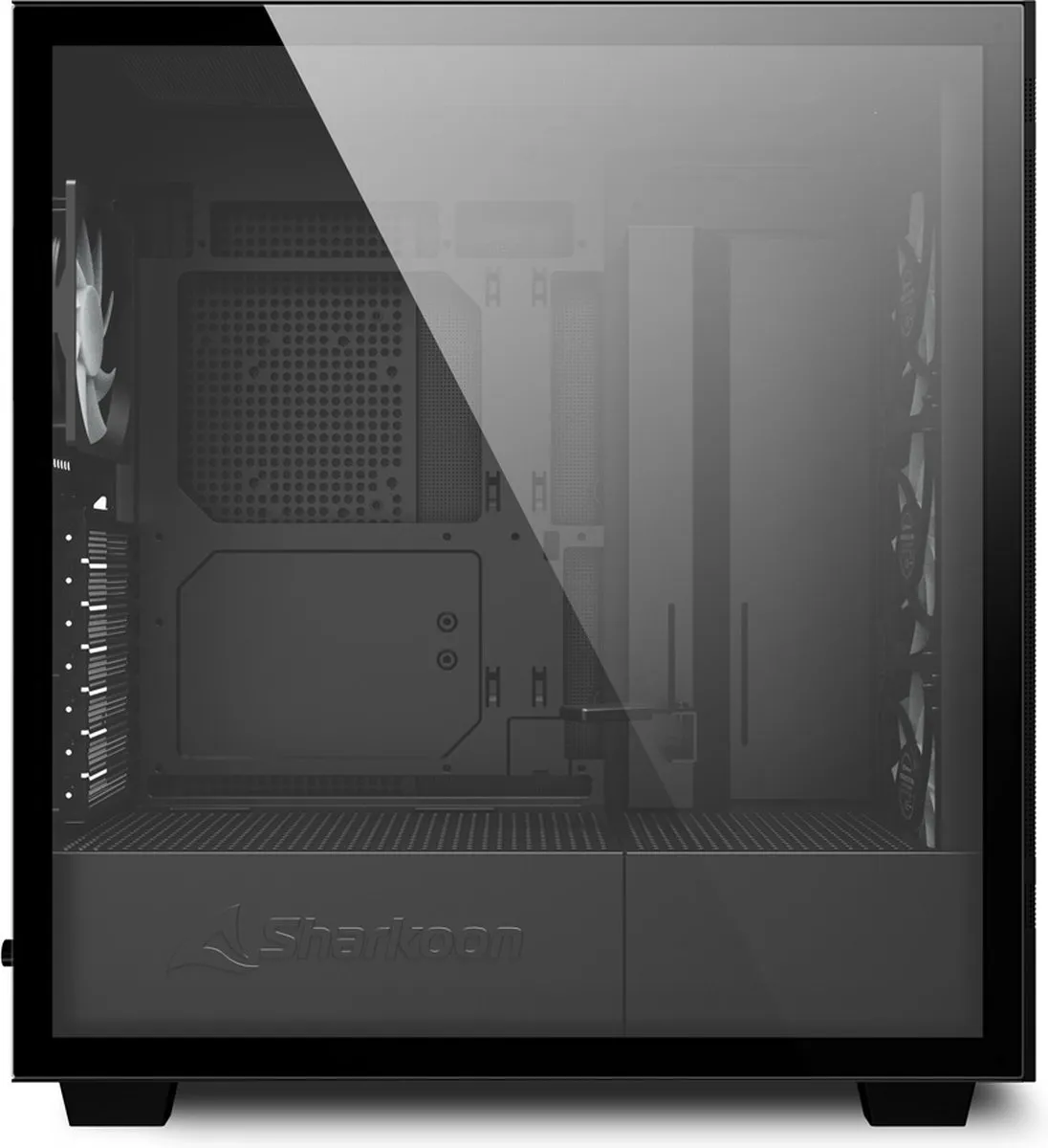 ATX Semi-tower Box Sharkoon Rebel C50 RGB ATX Black