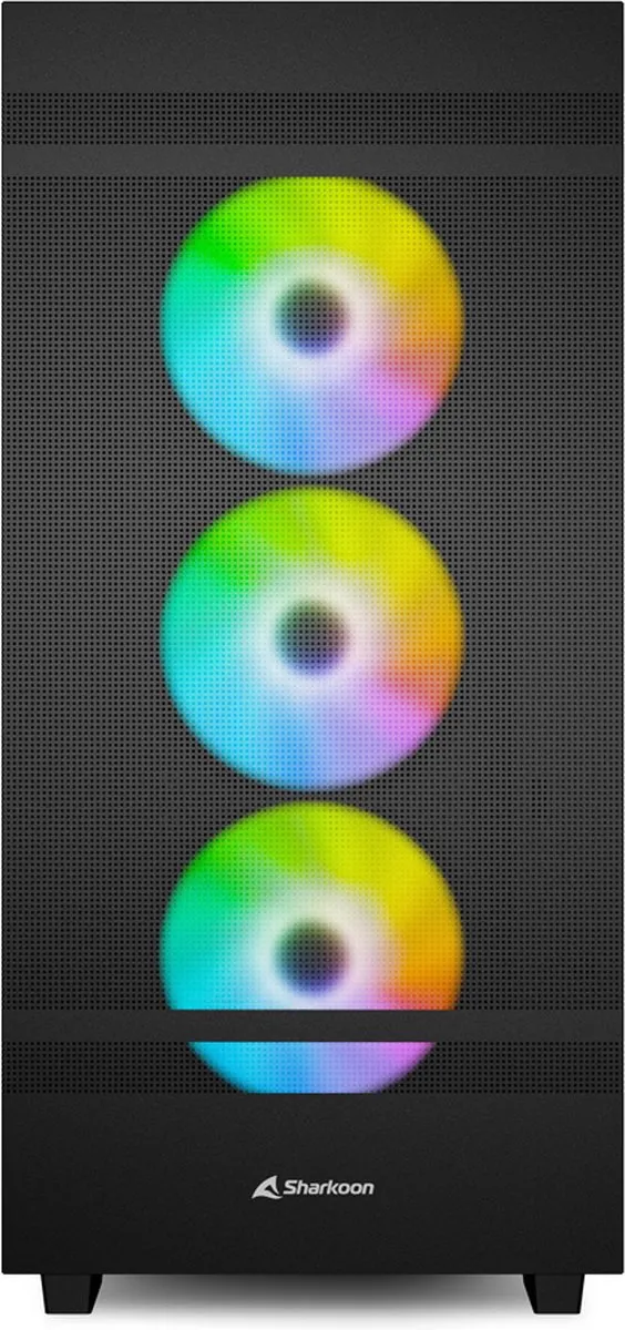 ATX Semi-tower Box Sharkoon Rebel C50 RGB ATX Black